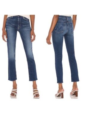 Mother The Mid Rise Dazzler Ankle Sweet and Sassy Jeans 27